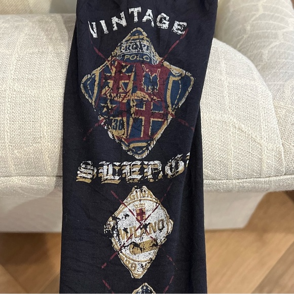 Sledge USA Graphic Tee Sz M Navy Polo Queen Royal Cricket Club UK - Picture 4 of 11